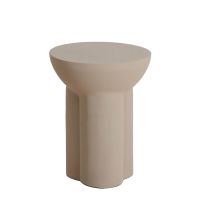 Ossana ronde bijzettafel Ø39 cm - mat zand