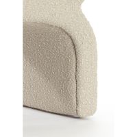 Nafya poef 60x46x46 cm bouclé - taupe
