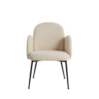 Chiba eetkamerstoel - crème/zwart