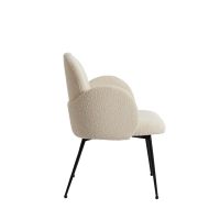 Chiba eetkamerstoel - crème/zwart