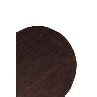 Arcola vloerkleed ø180 cm - donkerbruin