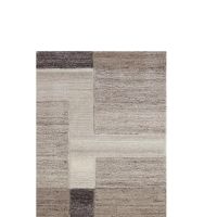 Almao vloerkleed 160x230 cm wol - beige+donkerbruin
