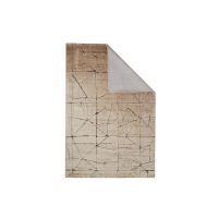 Dacula vloerkleed 160x230 cm - donkerbruin