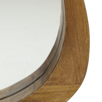 Sonora spiegel 120x5x80 cm hout olie bruin van het woonmerk Light & Living