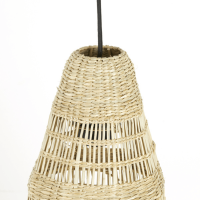 Latika hanglamp Ø20x52 cm naturel van het woonmerk Light&Living