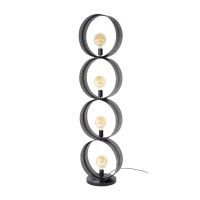 Guus vloerlamp 4L ring geperforeerd - charcoal