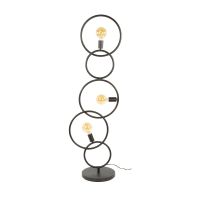 Fraaai Hunter vloerlamp 3-lichts - artic zwart