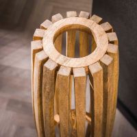 Stevie vloerlamp 2L orbit - massief mango naturel