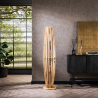 Fraaai Stevie vloerlamp 3L orbit L - massief mango naturel