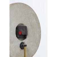 Light & Living Moreno klok op voet - marmer bruin