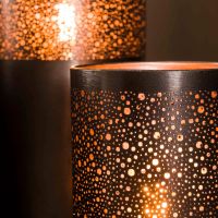 Odetta vloerlamp cilinder zwart nikkel ø25 x 120 cm van het woonmerk Fraaai