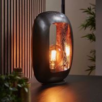 Conor tafellamp XL - zwart nikkel