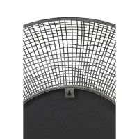 Samat spiegel Ø89x12 cm - zwart