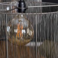 Filip hanglamp 2L stringshade metaal - zwart nikkel