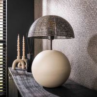 Joann tafellamp S - natural grijs