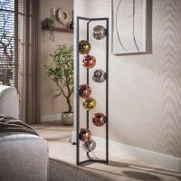 Fraaai Archie vloerlamp 9-lichts - zwart