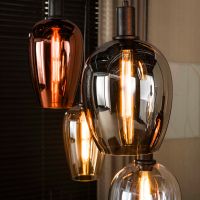 Fraaai Renato hanglamp 7-lichts - zwart