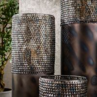 Markus vloerlamp Ø20 cilinder 60 cm - zwart bruin