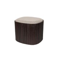 Bay opbergpoef laag - bruin