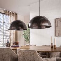 Fraaai Frans hanglamp 2-lichts Ø60 cm - bruin