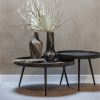 Bounds bijzettafel L hout/metaal antique goud van het woonmerk BePureHome