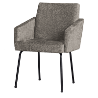 Mount eetkamerstoel grof geweven stof van het woonmerk BePureHome