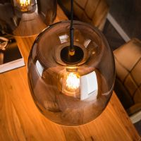 Ariana hanglamp 3L drift glas - smoke grijs