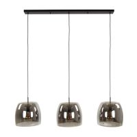 Ariana hanglamp 3L drift glas - smoke grijs