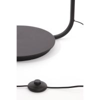 Lyra vloerlamp Ø43x164 cm - naturel/mat zwart