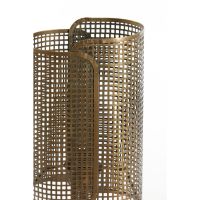 Maci tafellamp 20x13x41 cm - antiek brons/mat zwart