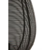 Joley tafellamp Ø26x46 cm - mat zwart/wit marmer