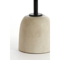 Joley tafellamp Ø26x46 cm - mat zwart/wit marmer