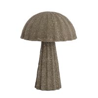 Light & Living Christio tafellamp ø29x37 cm textuur - donkergrijs