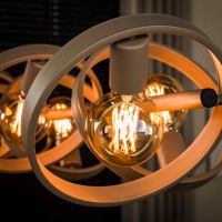 Fraaai Henk hanglamp 8-lichts - beige