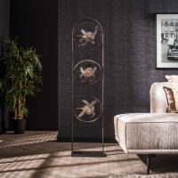 Luna vloerlamp 3L - zwart