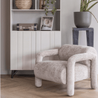 Lenny fauteuil grove textuur velvet van het woonmerk Woood