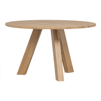 Rhonda eettafel ø129 cm eiken naturel van het woonmerk Woood