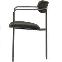 Ivy eetkamerstoel velvet - zwart