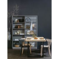 Combi-Tablo mango visgraat 200x90 cm + U-poot