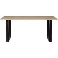 Combi-Tablo boomstam eiken 180x90 cm + U-poot