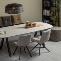 Imme bankje 110 cm hout - zwart