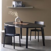 Lange jan uitschuifbare eettafel