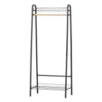 Jovi kledingrek - metaal - zwart van het woonmerk Woood