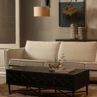 Woood Rodeo bank 3-zits bouclé naturel