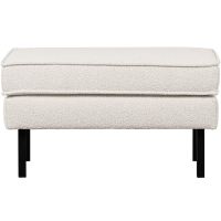 Rodeo hocker bouclé naturel