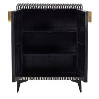 Menne opberkast - zwart/wit van het woonmerk Woood