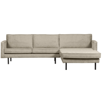 Rodeo chaise longue rechts structure velvet