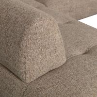 Lloyd hoekbank links - grof geweven - bruin melange van het woonmerk Woood