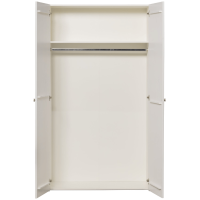 Sipke garderobekast grenen - wit