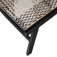 Pom tuinhocker aluminium - multicolor